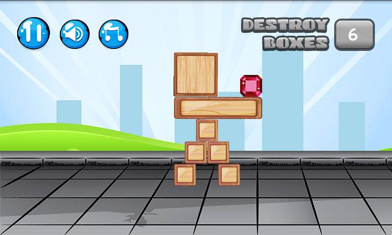 Destroy boxes Screen 2