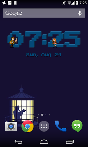 Doctor Who Pixel Clock Widget