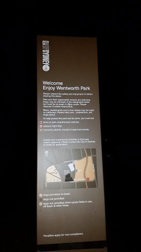 Wentworth Park Sign