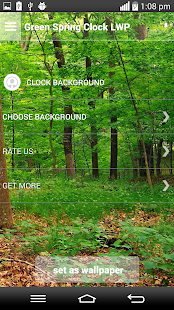 How to install Green Clock Spring LWP lastet apk for android