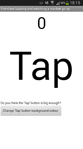 Pointless Tapping