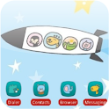 P714 Rocket [SQTheme] for ADW logo
