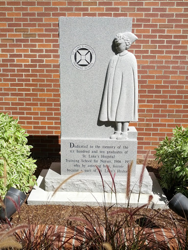 St. Luke's Nurse Statue