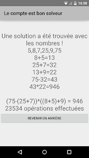 Download Le compte est bon Solveur APK for Android