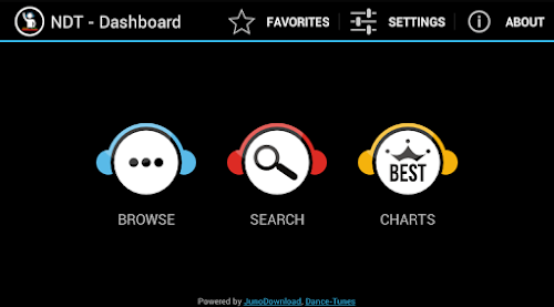 Android application New Dance Tracks screenshort