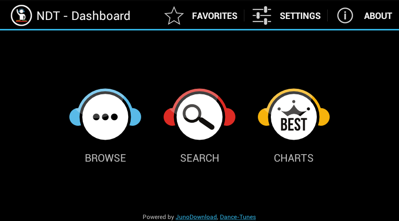 New Dance Tracks Screen 1
