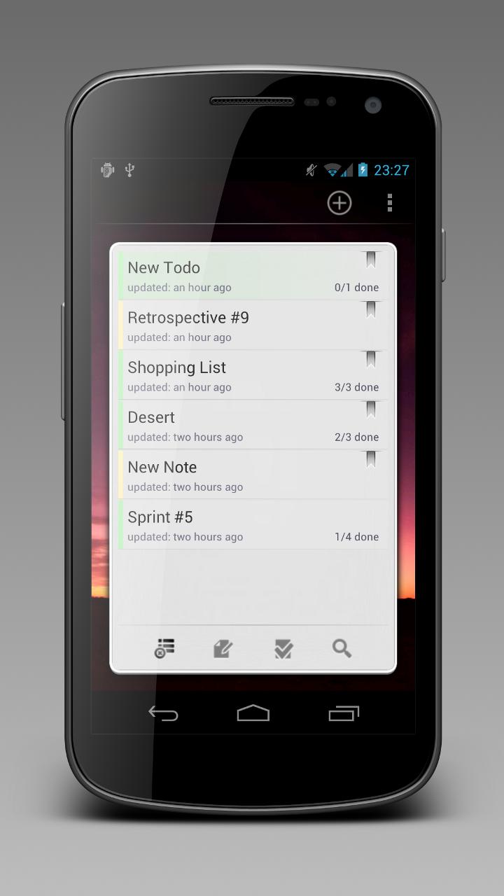 Beautiful Notes Screen 1
