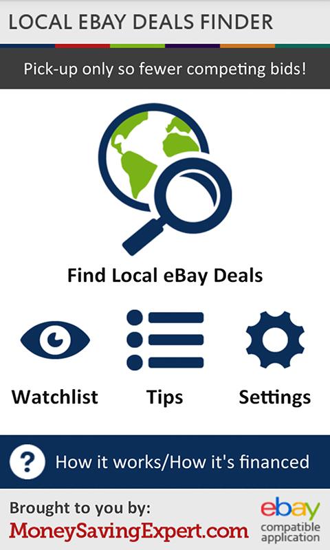 Local Ebay Deals Finder Screen 2