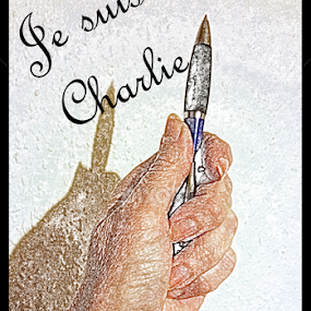 Je suis Charlie by Ingrid Anderson-Riley - Typography Captioned Photos