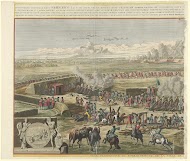 Bombardement van Geldern (linker plaat) , 1703