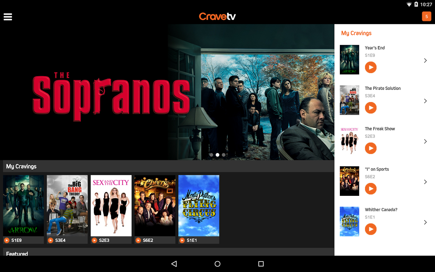 CraveTV Android Apps on Google Play
