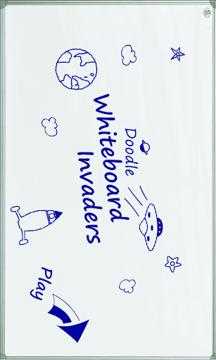 Doodle Whiteboard Invaders