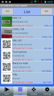 QR Code & Bar Code scanner Screenshots 1