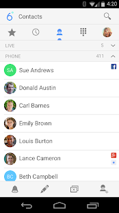 6degrees Social Phone Contacts - screenshot thumbnail