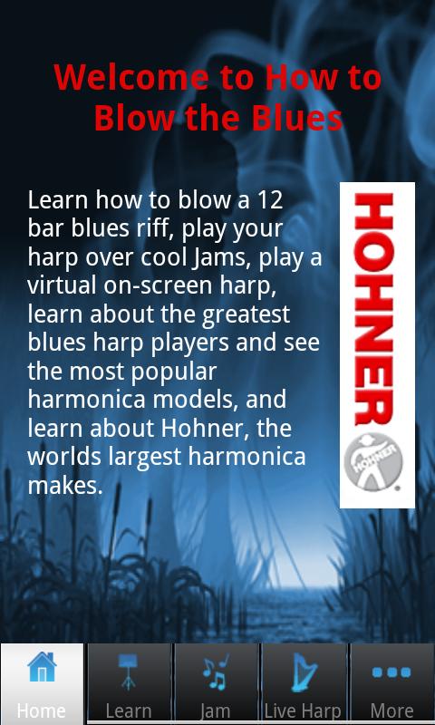 Hohner Learn to Play the Blues Screen 1