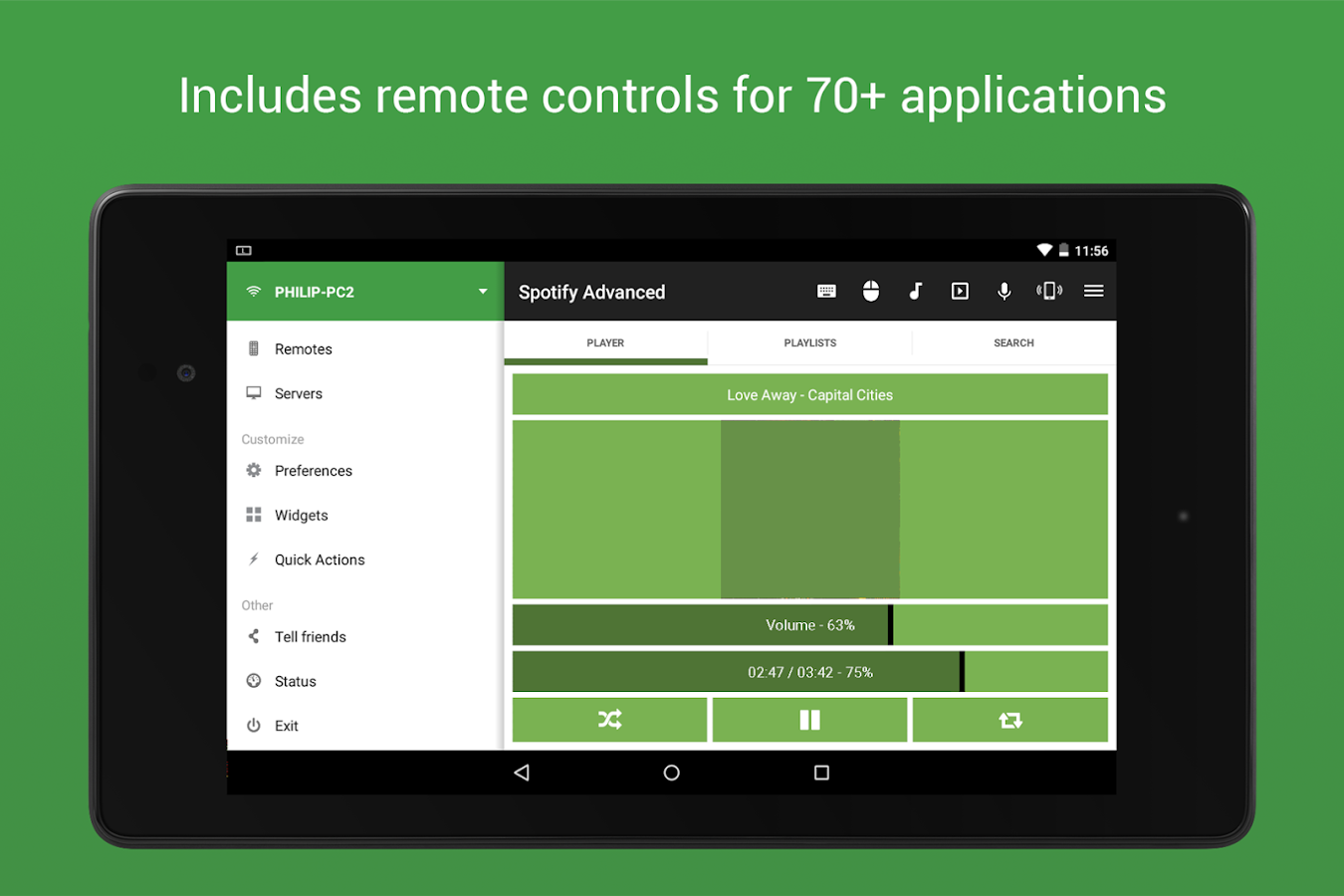 Unified Remote Android Apps on Google Play
