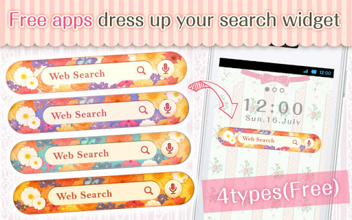 Kawaii Widget『DRESSFLOWERS』