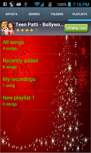 Christmas Theme Music Player