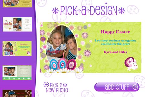 Build-a-Card: Easter Edition Screen 2