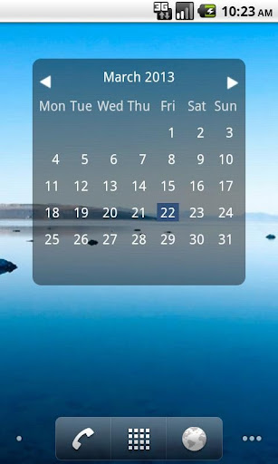 Simple Calendar Widget Free