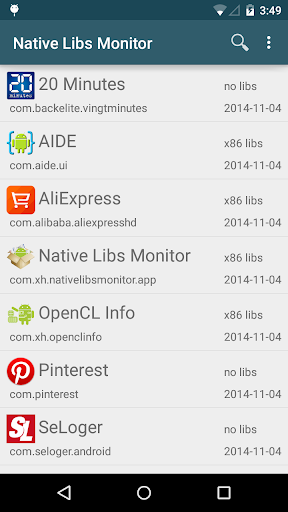 Native Libs Monitor