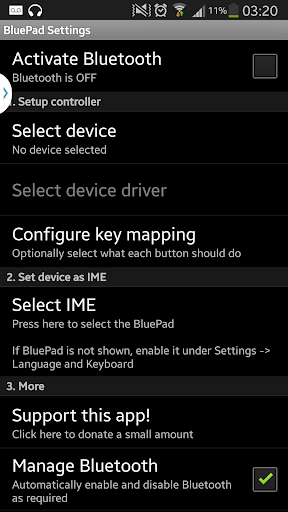 BluePad - Bluetooth IME