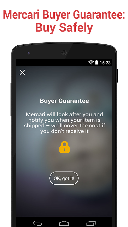 Mercari Anyone can buy & sell Android Apps on Google Play