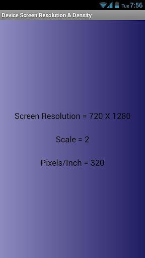 Screen Resolution Density