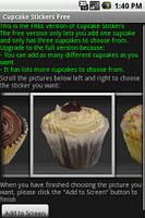 Cupcake Widget Stickers FREE APK 스크린샷 이미지 #2