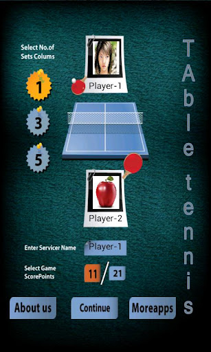 Table Tennis Scoreboard