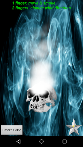 Smoking Skull - Scary Evil