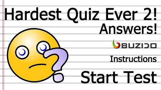 Hardest Quiz Ever 2 Answers
