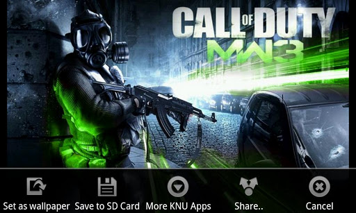 Call of Duty MW3 Wallpapers Android app Screenshot 1