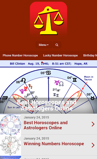 電話號碼Horoskope