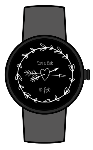 【免費個人化App】Love Watch Face for Wear-APP點子