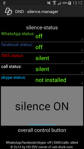 【免費生產應用App】DND 1click silence manager-APP點子