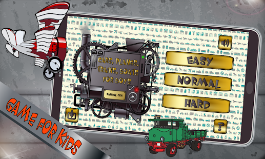 Download Cars, train and plane for kids APK for Android