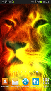 Rasta King Lion Parallax LWP