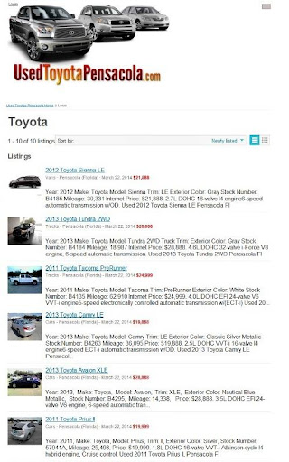 Used Toyotas Pensacola