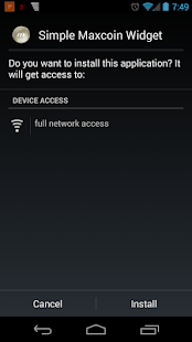 How to install Simple Maxcoin Widget 2.2.4 mod apk for laptop