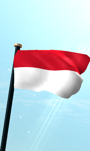 Indonesia Flag 3D Free