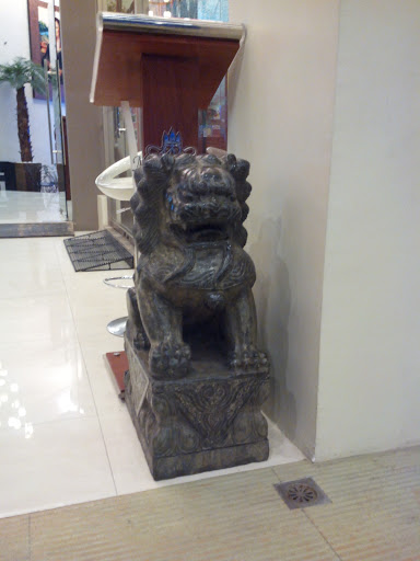 Right Lion in the Entrance of Metro Inn Bacolod