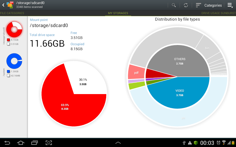 Disk & Storage Analyzer [Root] v1.7.2 Download Apk