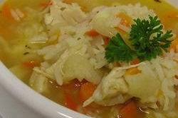 Spicy Chicken Rice Soup