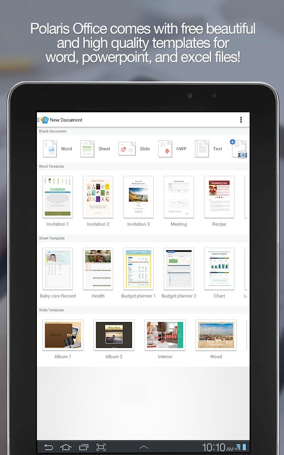 Polaris Office + PDF - screenshot