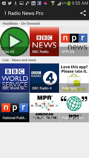 1 Radio News Pro - Shortwave +