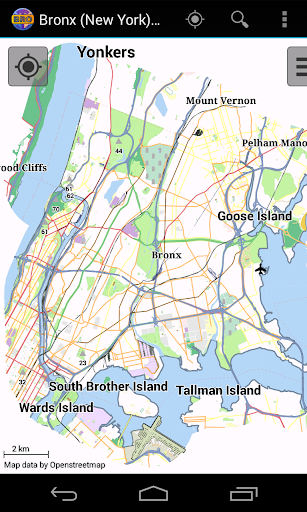 Bronx Offline City Map