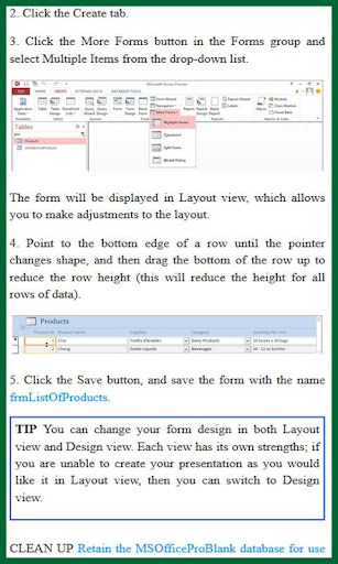 Learn for Access 2013 Tutorial