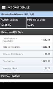 Comerica HealthReserve Mobile Screenshots 2