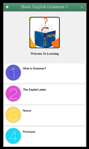 Learn Basic English Grammar 1